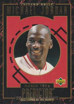 1995-96 Upper Deck - Predictors: Player of the Month #R4 Michael Jordan - March 1996 Front