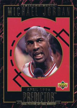 1995-96 Upper Deck - Predictors: Player of the Month #R5 Michael Jordan - April 1996 Front