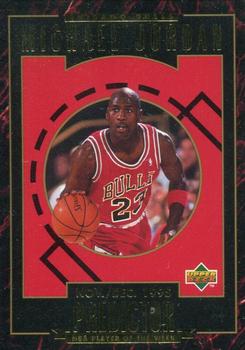 1995-96 Upper Deck - Predictors: Player of the Week #H1 Michael Jordan - November/December 1995 Front