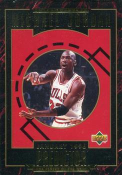 1995-96 Upper Deck - Predictors: Player of the Week #H2 Michael Jordan - January 1996 Front
