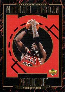 1995-96 Upper Deck - Predictors: Scoring Leaders #H1 Michael Jordan - Scoring Leader Front