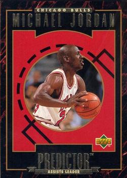 1995-96 Upper Deck - Predictors: Scoring Leaders #H2 Michael Jordan - Assists Leader Front
