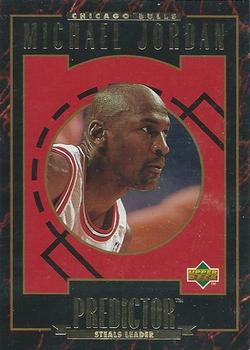 1995-96 Upper Deck - Predictors: Scoring Leaders #H3 Michael Jordan - Steals Leader Front