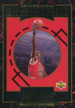 1995-96 Upper Deck - Predictors: Scoring Leaders #H5 Michael Jordan - NBA Playoff Scoring Leader Front