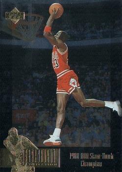 1995-96 Upper Deck - The Jordan Collection #JC6 Michael Jordan - 1988 NBA Slam Dunk Champion Front