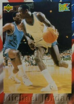 1995-96 Upper Deck Ball Park Franks Michael Jordan #BP1 Michael Jordan - College Front