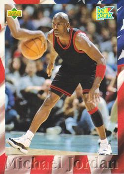 1995-96 Upper Deck Ball Park Franks Michael Jordan #BP5 Michael Jordan - Defending Front