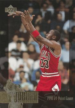 1995-96 Upper Deck The Jordan Collection Jumbo #JC14 1990 69-Point Game Front