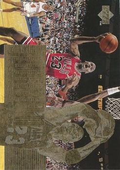 1995-96 Upper Deck The Jordan Collection Jumbo #JC20 The MVP Seasons Front