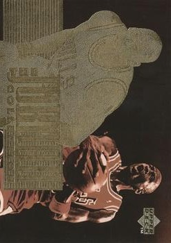 1995-96 Upper Deck The Jordan Collection Jumbo #JC8 Walking On Air Front