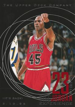 1996 Upper Deck 23 Nights: The Jordan Experience Jumbo #10 Michael Jordan Front