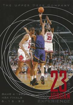 1996 Upper Deck 23 Nights: The Jordan Experience Jumbo #12 Michael Jordan Front