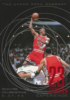 1996 Upper Deck 23 Nights: The Jordan Experience Jumbo #13 Michael Jordan Front