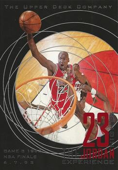 1996 Upper Deck 23 Nights: The Jordan Experience Jumbo #17 Michael Jordan Front