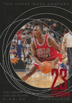 1996 Upper Deck 23 Nights: The Jordan Experience Jumbo #18 Michael Jordan Front