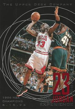 1996 Upper Deck 23 Nights: The Jordan Experience Jumbo #23 Michael Jordan Front