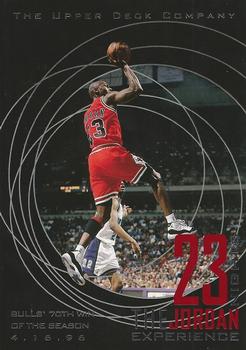 1996 Upper Deck 23 Nights: The Jordan Experience Jumbo #7 Michael Jordan Front