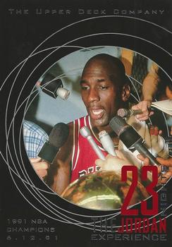 1996 Upper Deck 23 Nights: The Jordan Experience Jumbo #8 Michael Jordan Front