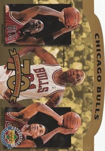 1996 Upper Deck Authenticated Chicago Bulls 70-Game Winners #NNO Chicago Bulls - 70-Game Winners Front