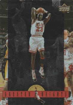 1996 Upper Deck Michael Jordan Greater Heights Jumbo #GH3 Michael Jordan Front