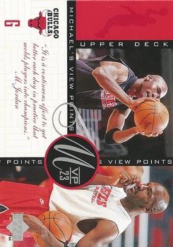 1996 Upper Deck Michael Jordan Michael's Viewpoints Jumbo #VP1 Michael Jordan Front