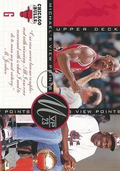 1996 Upper Deck Michael Jordan Michael's Viewpoints Jumbo #VP10 Michael Jordan Front