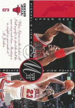 1996 Upper Deck Michael Jordan Michael's Viewpoints Jumbo #VP3 Michael Jordan Front