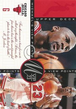 1996 Upper Deck Michael Jordan Michael's Viewpoints Jumbo #VP5 Michael Jordan Front