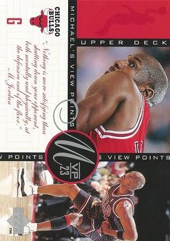 1996 Upper Deck Michael Jordan Michael's Viewpoints Jumbo #VP8 Michael Jordan Front