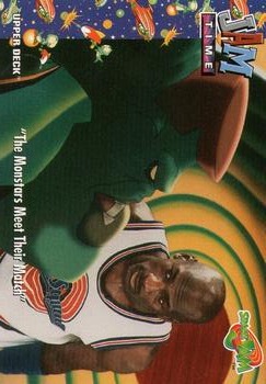 1996 Upper Deck Space Jam #38 "The Monstars Meet Their Match" Front