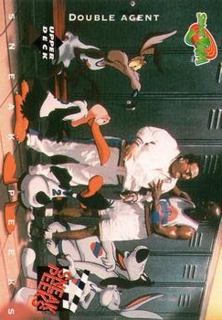 1996 Upper Deck Space Jam #54 Double Agent Front