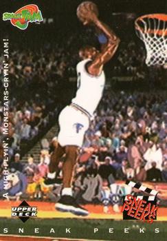 1996 Upper Deck Space Jam #55 A High-Flyin', Monstars-Cryin' Jam! Front