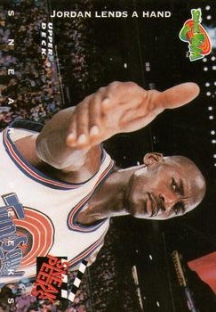 1996 Upper Deck Space Jam #60 Jordan Lends a Hand Front