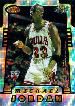 1996-97 Bowman's Best - Honor Roll Atomic Refractors #HR2 Michael Jordan / Hakeem Olajuwon Front