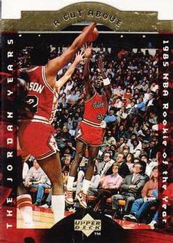 1996-97 Collector's Choice - A Cut Above: The Jordan Years Jumbo #CA1 Michael Jordan Front