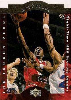 1996-97 Collector's Choice - A Cut Above: The Jordan Years Jumbo #CA2 Michael Jordan Front