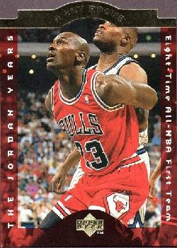 1996-97 Collector's Choice - A Cut Above: The Jordan Years Jumbo #CA3 Michael Jordan Front