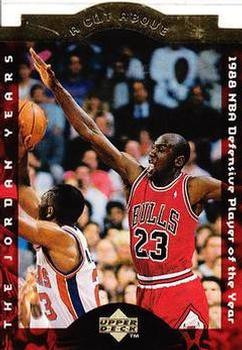 1996-97 Collector's Choice - A Cut Above: The Jordan Years Jumbo #CA4 Michael Jordan Front