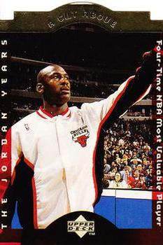 1996-97 Collector's Choice - A Cut Above: The Jordan Years Jumbo #CA7 Michael Jordan Front