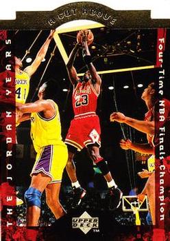 1996-97 Collector's Choice - A Cut Above: The Jordan Years Jumbo #CA8 Michael Jordan Front