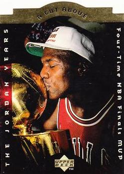 1996-97 Collector's Choice - A Cut Above: The Jordan Years Jumbo #CA9 Michael Jordan Front