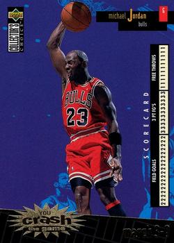 1996-97 Collector's Choice - You Crash the Game Scoring Gold 2 #C30 Michael Jordan - VAR: Mar. 3-9 Front