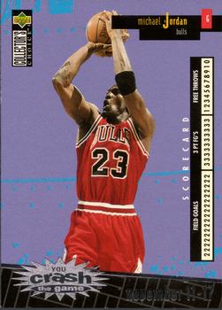1996-97 Collector's Choice - You Crash the Game Scoring Silver 1 #C30 Michael Jordan - VAR: November 11-17 (W) Front