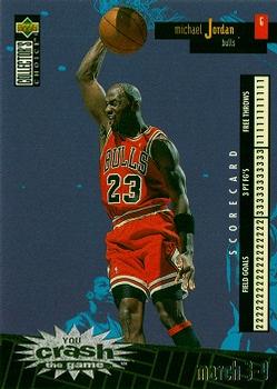 1996-97 Collector's Choice - You Crash the Game Scoring Silver 2 #C30 Michael Jordan - VAR: Week starting 4/14 Front