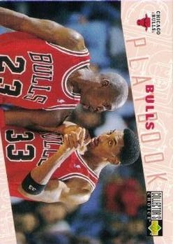1996-97 Collector's Choice #370 Bulls Playbook Front