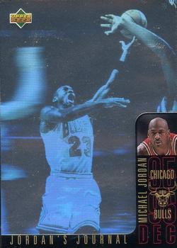 1996-97 Collector's Choice French - Jordan's Journal #J2 Michael Jordan - December Front
