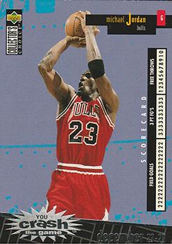 1996-97 Collector's Choice French - You Crash the Game Scoring #C30 Michael Jordan - VAR: December 23-29 (W) Front