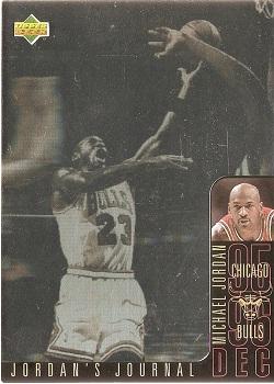 1996-97 Collector's Choice Italian - Jordan's Journal #J2 Michael Jordan - December Front