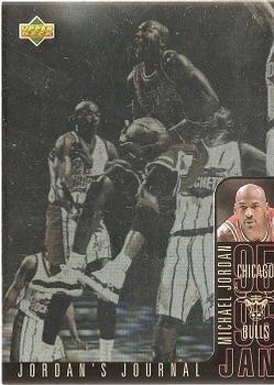 1996-97 Collector's Choice Italian - Jordan's Journal #J3 Michael Jordan - January Front
