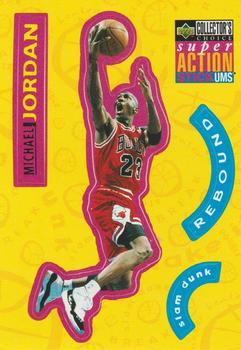 1996-97 Collector's Choice Italian - Stick Ums #S30 Michael Jordan Front
